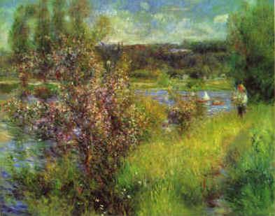 Pierre Renoir The Seine at Chatou Germany oil painting art